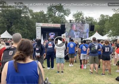 Star Spangled Banner at CARRY THE LOAD